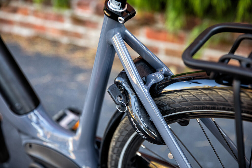 Traditional Dutch bike lock