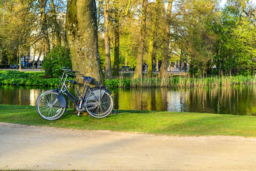 Ciclismo en el Vondelpark